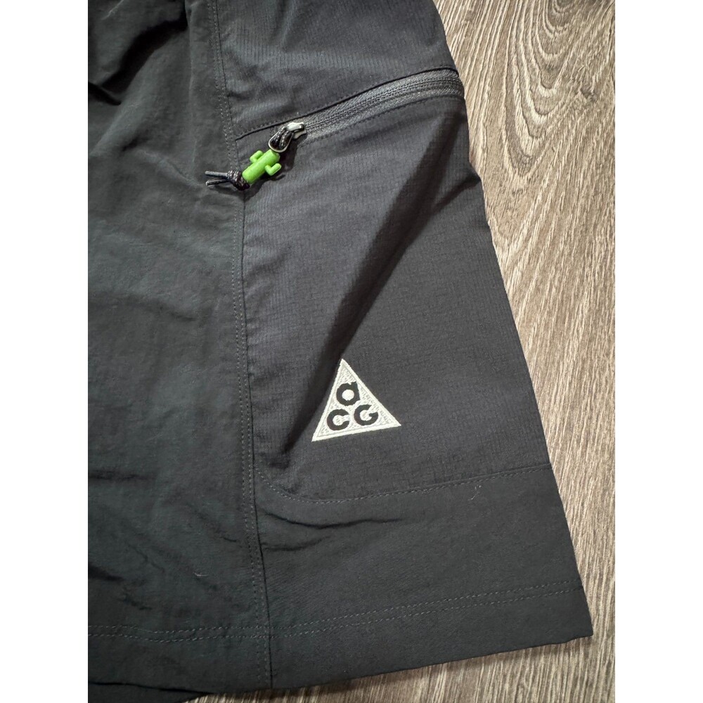 Nike ACG Death Bloom Black Hiking Shorts High Rise Women Size XS HV6387-010 NEW - Picture 2 of 8